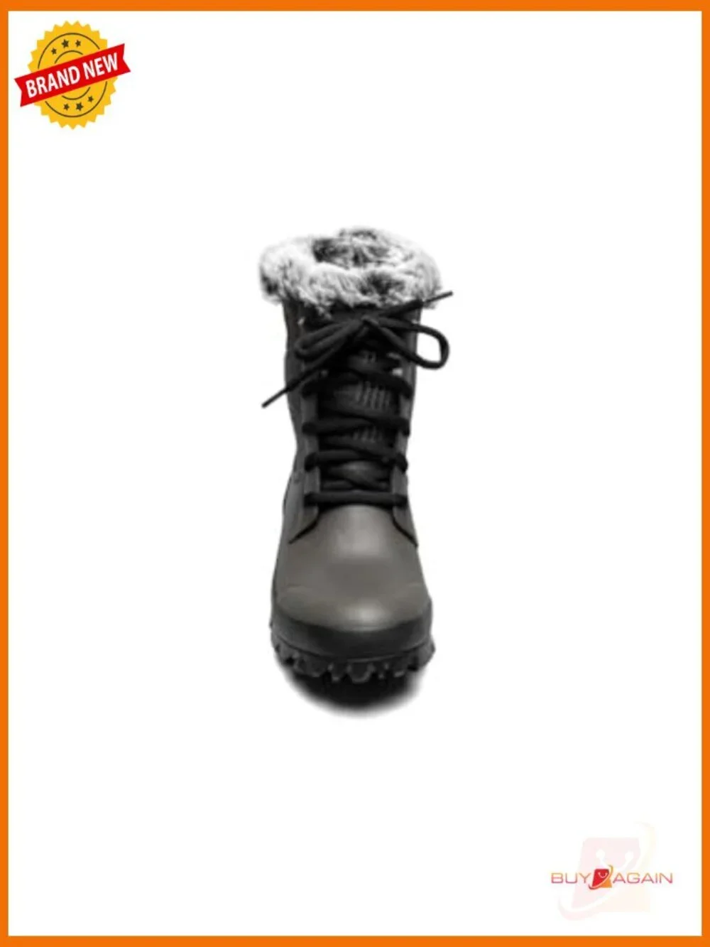 Waterproof Mid-Calf Snow Boots with Faux Fur Lining